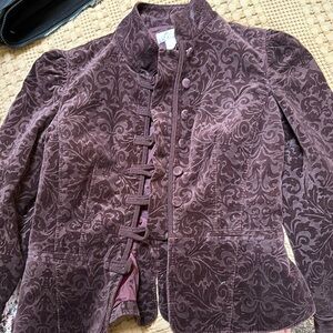 Ann Taylor Loft Velvet Jacket Size 2